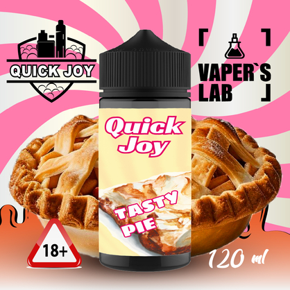 Фото, Видео на Заправки для вейпа Quick Joy Tasty pie 120ml
