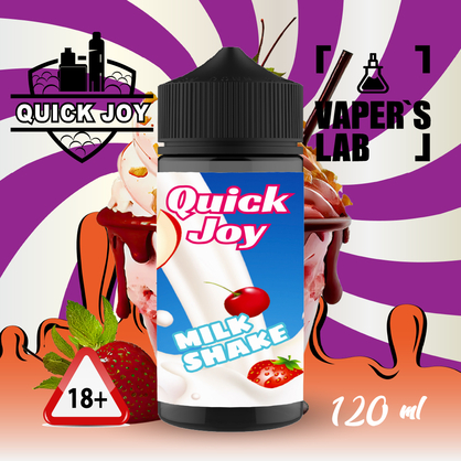 Фото, Відео на Жижи для вейпа Quick Joy Milk shake 120ml