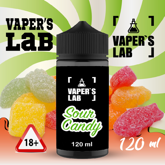 Отзывы  заправка для электронной сигареты vapers lab sour candy 120 ml