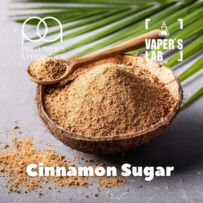 Фото, Видео, Пищевой ароматизатор для вейпа TPA "Cinnamon Sugar" (Тростниковый сахар) 