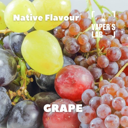 Фото, Відеоогляди на Арома для самозамісу Native Flavour "Grape" 30мл 