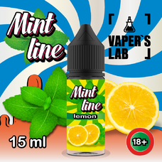 Жижи для пода Mint Line Salt 15 мл Lemon