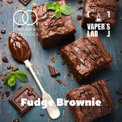 Фото, Відеоогляди на Ароматизатори для вейпа TPA "Fudge Brownie" (Шоколадний пиріг з карамеллю) 