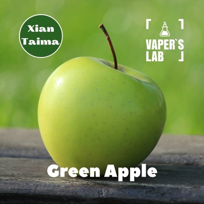 Фото, Видео, Премиум ароматизаторы для электронных сигарет Xi'an Taima "Green Apple" (Зеленое яблоко) 