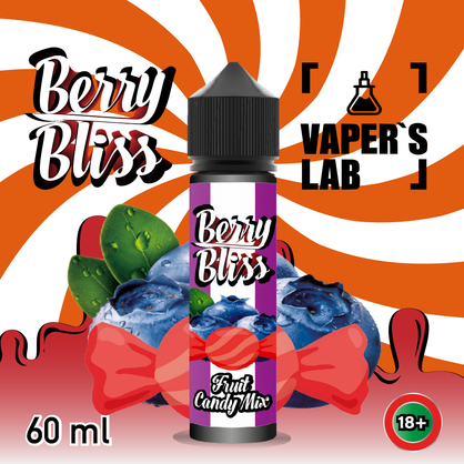 Фото жидкость для вейпа berry bliss fruit candy mix  (фруктовые конфеты)