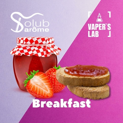 Фото, Відеоогляди на Преміум ароматизатор для електронних сигарет Solub Arome "Breakfast" (Крутон із джемом) 
