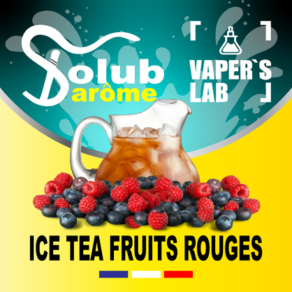 Фото, Відеоогляди на Ароматизатори для вейпа Solub Arome "Ice-T fruits rouges" (Ягідний чай) 