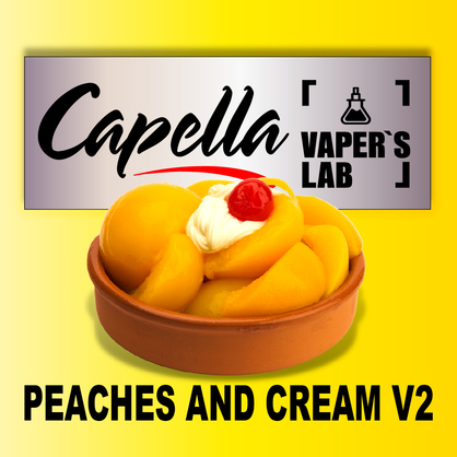 Фото на Aroma Capella Peaches and Cream V2 Персик і вершки