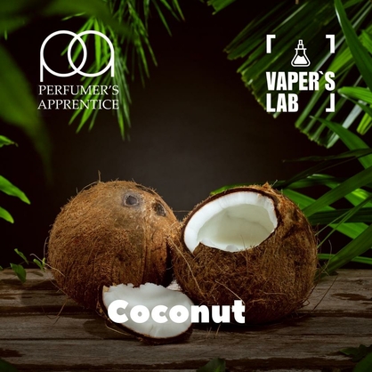 Фото, Видео, Aroma Фото, Видео, Компоненты для жидкостей Фото, Видео, Лучшие ароматизаторы для вейпа TPA "Coconut" (Кокос) 