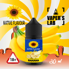 Жидкость для под систем Native Flavour Banana 30 ml