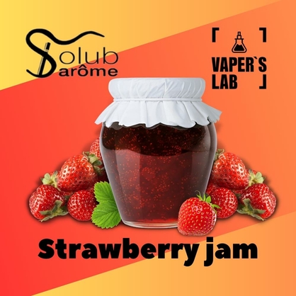 Фото, Відеоогляди на Арома для самозамісу Solub Arome "Strawberry jam" (Полунично-карамельне варення) 