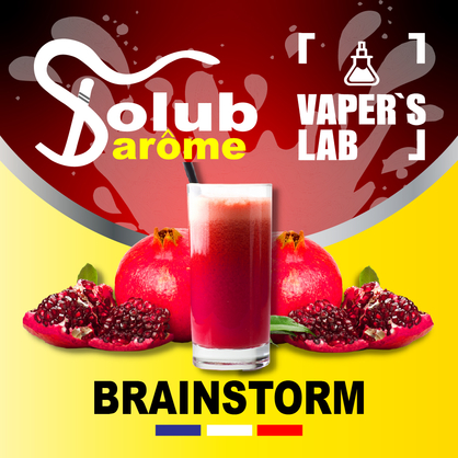 Фото, Відеоогляди на ароматизатор електронних сигарет Solub Arome "Brainstorm" (Гранатовий напій) 