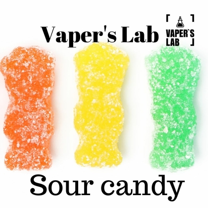 Фото, Відео на Жижи без нікотину Vapers Lab Sour candy 60 ml