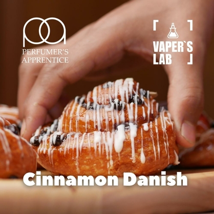 Фото, Видео, Натуральные ароматизаторы для вейпа  TPA "Cinnamon Danish" (Булочка с корицей) 
