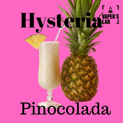 Фото, Видео на жидкость на солевом никотине Hysteria Salt "Pinocolada" 15 ml