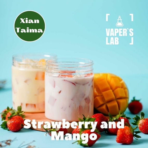 Відгуки на Преміум ароматизатор для електронних сигарет Xi'an Taima "Strawberry and Mango" (Полуниця манго) 