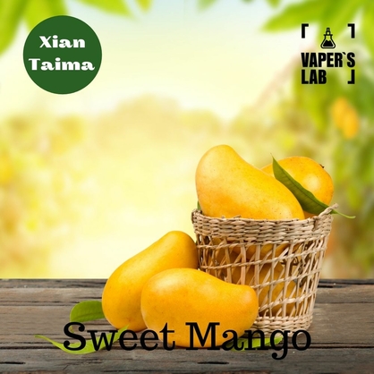 Фото, Відеоогляди на Преміум ароматизатор для електронних сигарет Xi'an Taima "Sweet Mango" (Солодкий манго) 