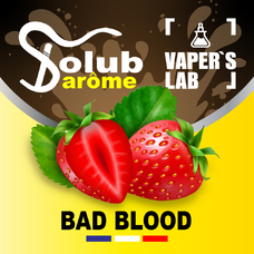 Пищевой ароматизатор для вейпа Solub Arome Bad blood Клубничная конфета
