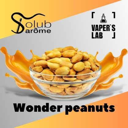 Фото, Видео, Ароматизатор для вейпа Solub Arome "Wonder peanuts" (Жареный арахис с карамелью) 