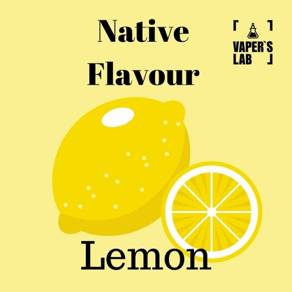 Фото, Видео на жижи для вейпа Native Flavour Lemon 100 ml
