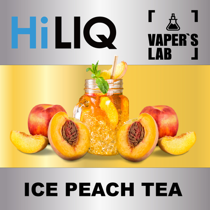 Фото на Ароматизатори HiLIQ Хайлік Ice Peach Tea Холодний персиковий чай