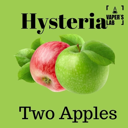 Фото, Видео на Жидкости для вейпа Hysteria Two Apples 100 ml