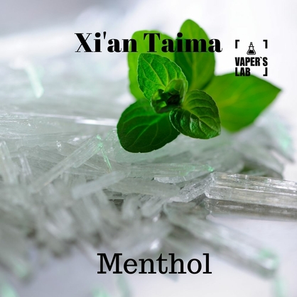 Фото, Відеоогляди на Ароматизатори для рідини вейпів Xi'an Taima "Menthol" (Ментол) 