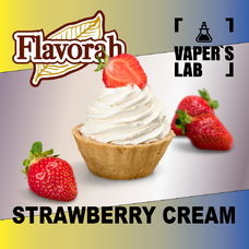 Арома Flavorah Strawberry Cream Полуничний крем