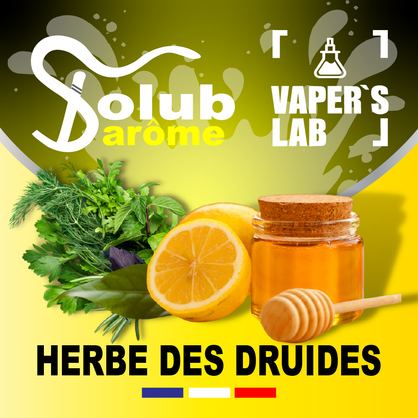 Фото, Відеоогляди на Арома для самозамісу Solub Arome "Herbe des druides" (Трави з лимоном та медом) 