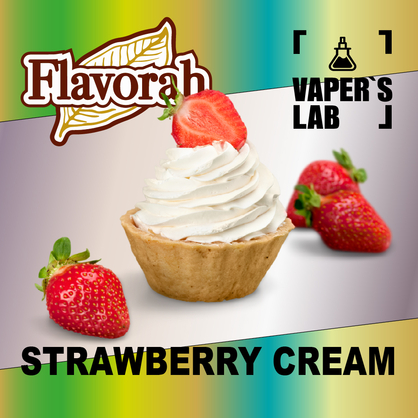 Фото на Аромку Flavorah Strawberry Cream Полуничний крем