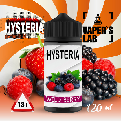Фото заправка для вейпа купить hysteria wild berry 100 ml