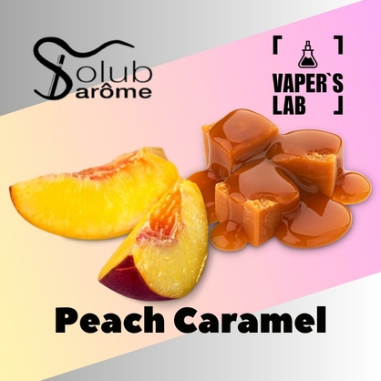 Фото, Відеоогляди на Найкращі ароматизатори для вейпа Solub Arome "Peach Caramel" (Персик з карамеллю) 