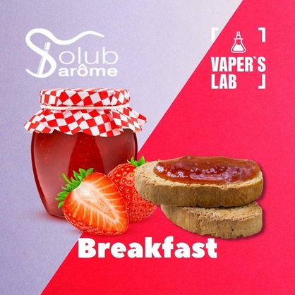 Фото, Відеоогляди на Преміум ароматизатор для електронних сигарет Solub Arome "Breakfast" (Крутон із джемом) 