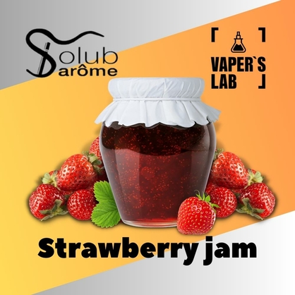 Фото, Відеоогляди на Арома для самозамісу Solub Arome "Strawberry jam" (Полунично-карамельне варення) 