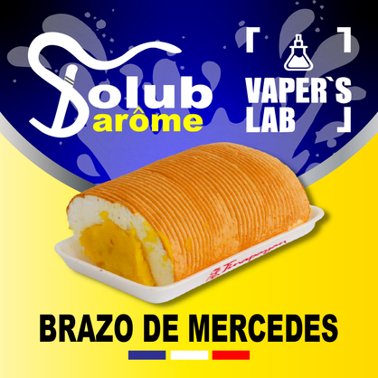 Фото, Відеоогляди на Натуральні ароматизатори для вейпів Solub Arome "Brazo de Mercedes" (Філіппінський десерт) 