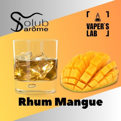 Фото, Відеоогляди на Ароматизатори для самозамісу Solub Arome "Rhum Mangue" (Ром з манго) 