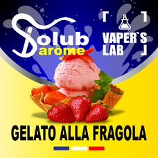 Аромки для вейпів Solub Arome "Gelato alla fragola" (Полуничне морозиво)