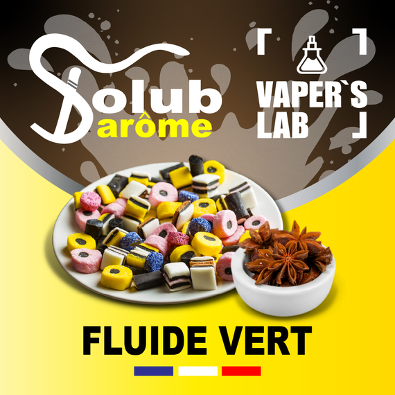 Отзывы на ароматизатор электронных сигарет Solub Arome "Fluide vert" (Жвачка с анисом и лакрицей) 