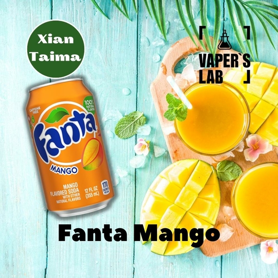 Отзывы на Ароматизаторы для солевого никотина   Xi'an Taima "Fanta Mango" (Фанта манго) 