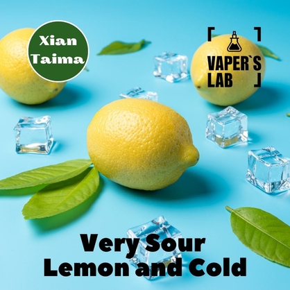 Фото, Видео, Ароматизаторы для солевого никотина   Xi'an Taima "Very Sour Lemon and Cold" (Очень кислый и холодный лимон) 