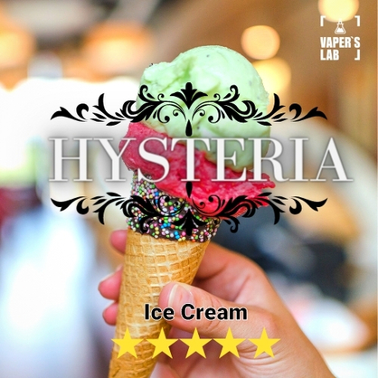 Фото, Відео на жижи для вейпа Hysteria Ice Cream 30 ml