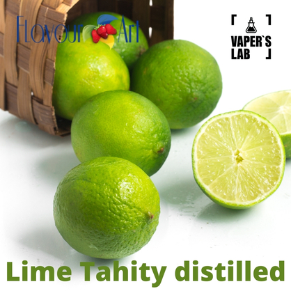 Фото на Aroma для вейпа FlavourArt Lime Tahity distilled Персидский лайм очищенный