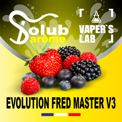 Фото, Відеоогляди на Ароматизатори смаку Solub Arome "EvolutionFred Master V3" (Ягоди та смородина) 
