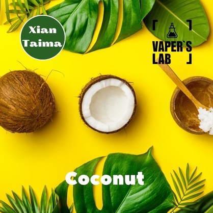 Фото, Відеоогляди на Ароматизатори для сольового нікотину Xi'an Taima "Coconut" (Кокос) 