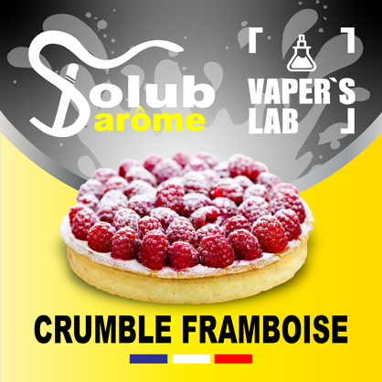 Фото, Видео, ароматизатор для самозамеса Solub Arome "Crumble Framboise" (Малиновый пирог) 