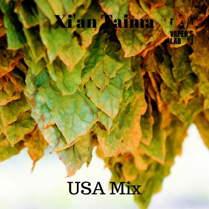 Фото, Видео, Ароматизаторы для вейпа купить украина Xi'an Taima "USA Mix" (Табачный США Микс) 