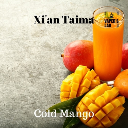 Фото, Видео, Премиум ароматизатор для электронных сигарет Xi'an Taima "Gold Mango" (Золотой манго) 
