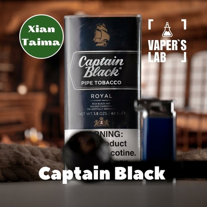 Фото, Видео, Ароматизаторы для самозамеса Xi'an Taima "Captain Black" (Капитан Блэк) 
