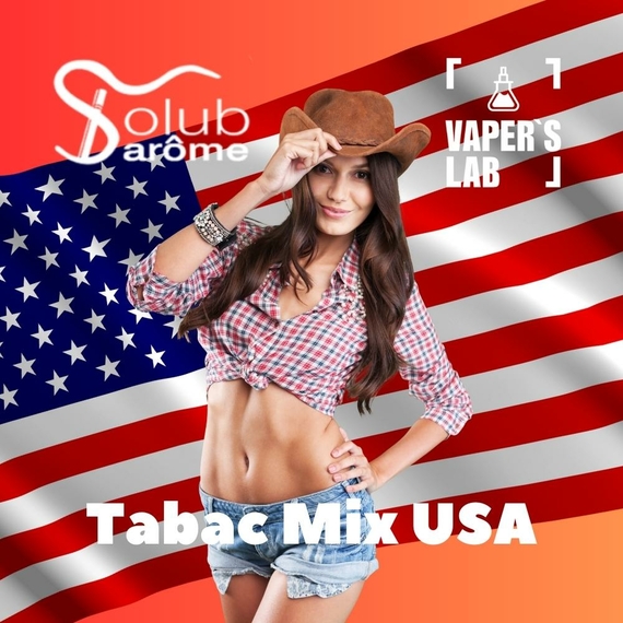 Відгуки на Ароматизатори для вейпа Solub Arome "Tabac Mix USA" (Американський тютюн) 