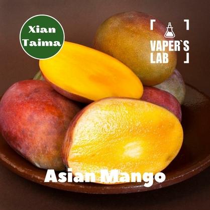 Фото, Відеоогляди на ароматизатор електронних сигарет Xi'an Taima "Asian Mango" (Азіатський манго) 